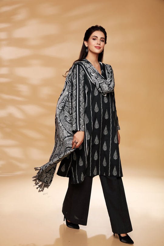 NISHAT WINTER  | 3 PC – PRINTED SUIT