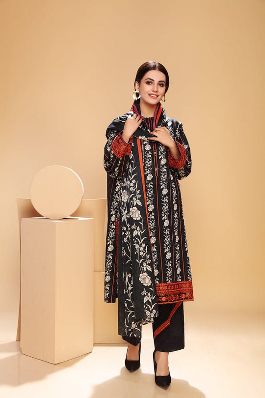 NISHAT WINTER  | 3 PC – PRINTED SUIT