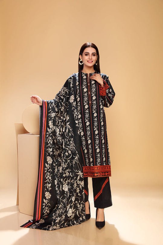 NISHAT WINTER  | 3 PC – PRINTED SUIT