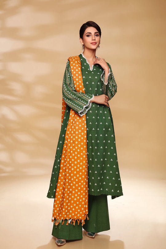 NISHAT WINTER  | 3 PC – PRINTED SUIT