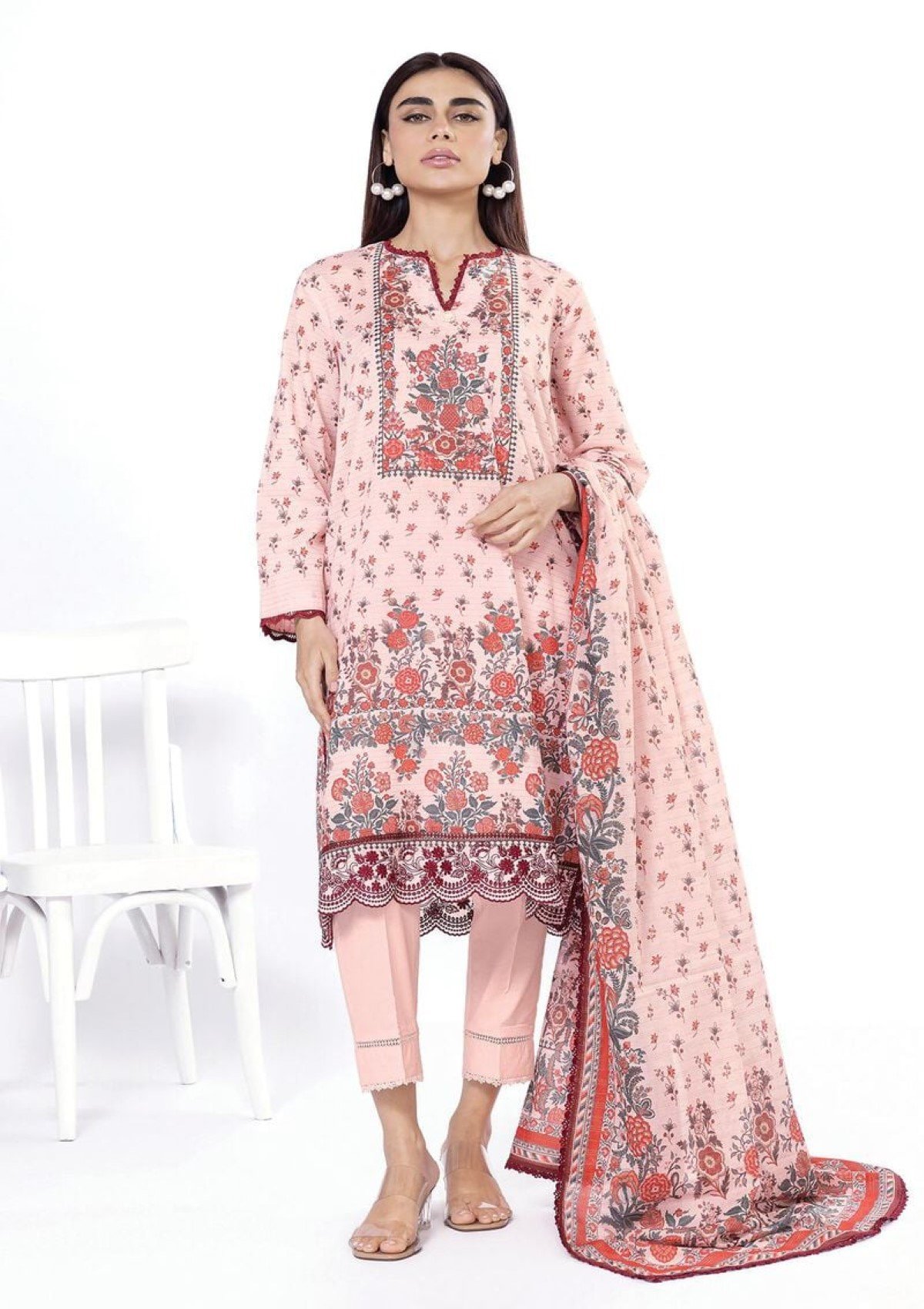 Khaadi EMB Lawn 3 Piece - MN05B