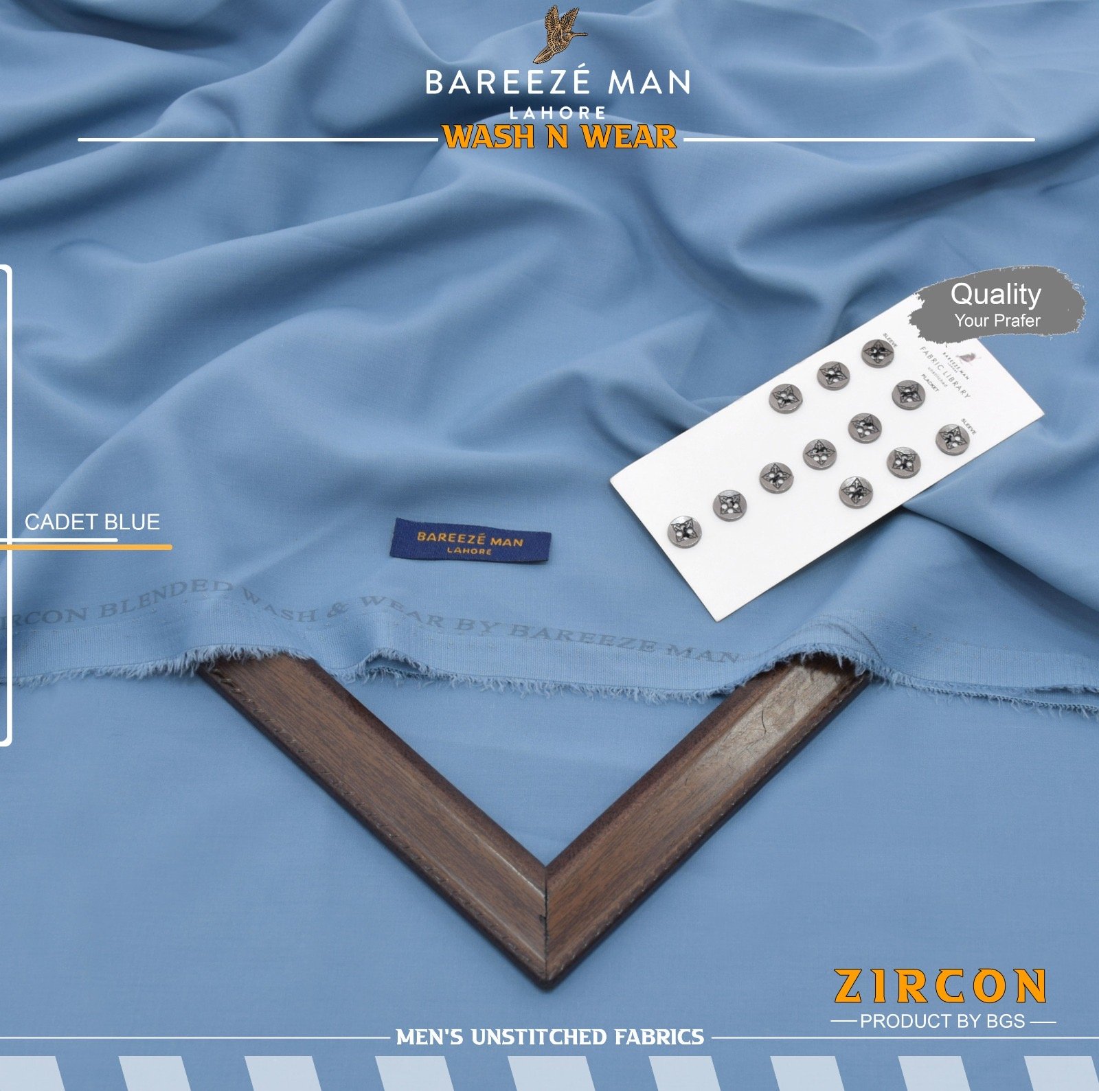 BAREEZE MAN-ZIRCON-CADET BLUE 06